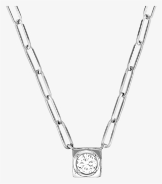 Dinh Van Le Cube Diamant Large Necklace W/ Diamond - Necklace #1212813