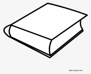Black And White Book Clipart Free - Book #1213091