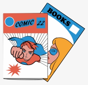 Books The Varsity - Cartoon Comic Book Clipart Png #1213397