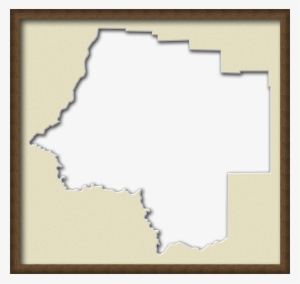 A Map Of Levy With A Wood Picture Frame With A Cream - Rustic Wood Frame #1213823