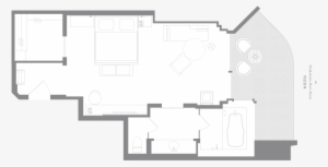 Palace Hotel Tokyo Grand Deluxe King Balcony - Floor Plan #1214046