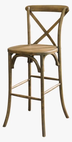 Cross Back Chair Dark #1214134