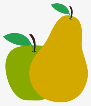 Alfredo, Su Marido, Le Pregunta Cuántas Peras Ha Recogido - Apple And Pear Clipart #1214247