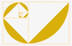 Fibonacci Spiral Yellow Clip Art - Encaustic Stripe Tile #1214438