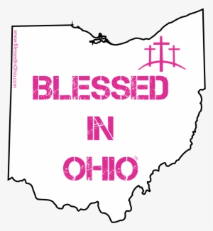 Pink Text On White State Outline - Parkpop #1214790