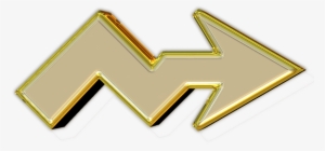 Arrow Yellow Translucent - Flechas Curvas Png #1214791