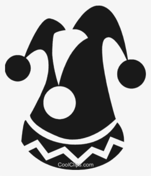 Court Jester Hat Royalty Free Vector Clip Art Illustration #1214792