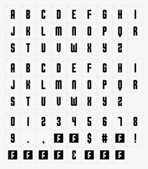 Font Characters - Baker Skateboards Font #1215165