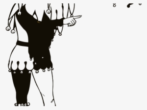 Jester Clipart Black And White - Jester #1215467