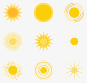 Sun Icon Set - Eclipse Vector #1215515