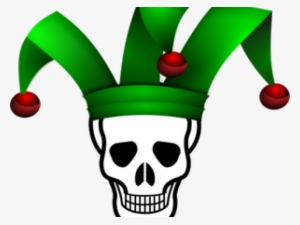 Jester Hat Clipart - Skull And Crossbones #1215962
