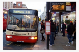Bus Stop Queue - North Street Bus Stop Brighton #1216462