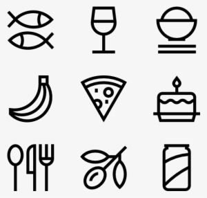 Pizza 16 Icons - Fitness Icon Transparent Background #1217111