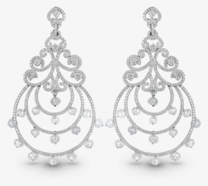 Chandelier Diamond Earrings #1217428