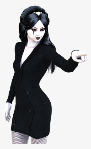 Dark, Gothic, Girl, Woman, Sensual, Sexy, Lady - Dark Girl Png #1217664