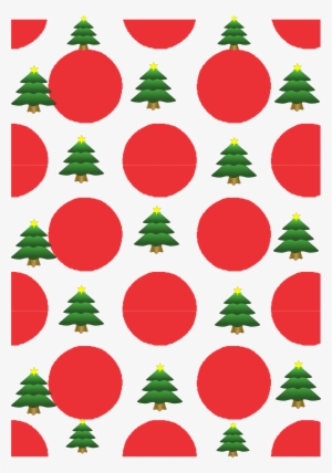 Papel Digital Bola De Natal - Christmas Tree Note Cards #1218040