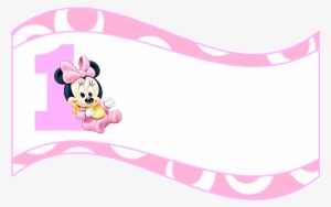 Kit De Minnie En Su Primer Cumpleaños Para Imprimir - Birthday #1219238