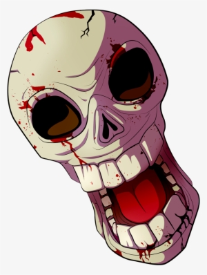 Bloody Cartoon Skull Render By Eballen-d4jgk0s - Calavera Render #1219279