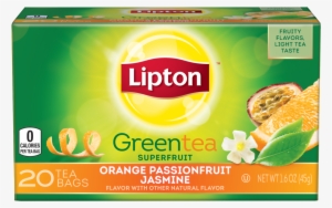 Lipton Green Tea Orange Passionfruit Jasmine Tea Bags #1219334