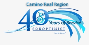 40 Year Si Logo - Soroptimist International #1219584