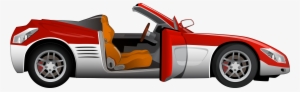 Red Cabriolet Sport Car Png Clip Art - Concept Car #1219625