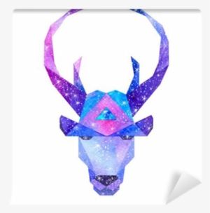 Drawing Polygons Watercolor Image Transparent Stock - Art Print: Librebird's Watercolor Cosmic Animals. Hand #1219702