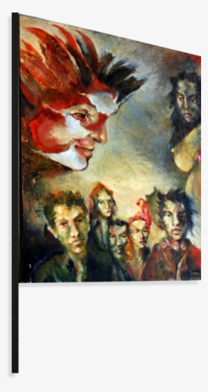 Psychedelic Geometric Triangle Polygon Pattern Abstract - Polygon #1220148