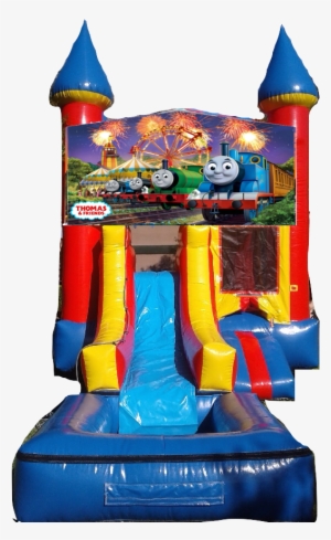 Water Slide Castle Combo Front Jumper Thomas The Train - Wwe Water Slide #1220214
