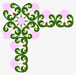 Image Royalty Free Stock Flower Corner Border Clipart - Top Left Corner Border #1221296
