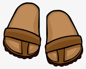 Brown Sandals - Brown Sandals Clipart #1221298