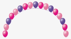 String Of Pearl Arch - Real Balloon Text #1221365