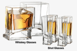 Squared Vodka Glasses #1222038