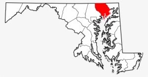 Maryland Vector - Harford County Maryland #1222524