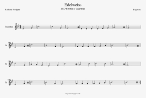 Soundtrack The Sound Of Music Score For Edelweiss For - Lightly Row Duet Clarinet #1222560