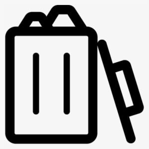 Trashcan Full - Icon Full Trash Can #1222694