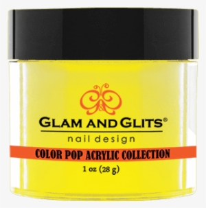 Color Pop Acrylic - Glam & Glits Nail Art Glitter: Golden Orange - #1222910