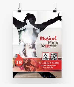 Premium Eye Catching Posters Make Your Message Visible - Music #1223128