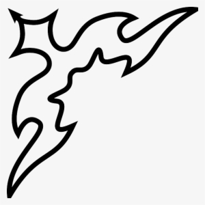 Pattern, Celtic, Flourish, Corner, Tribal, Fancy - Tribal Corner #1223267