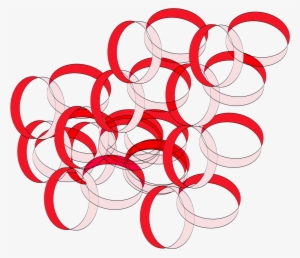 Graphic Designer Gary Crossey -full View Of Red Hoops - Circle #1223398