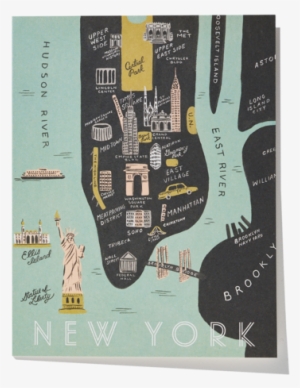 New York Map - Rifle Paper Co New York #1223585