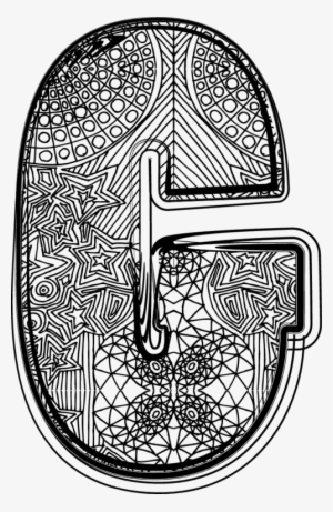 Fancy Letter G - Letter G Mandala Coloring Pages #1223586