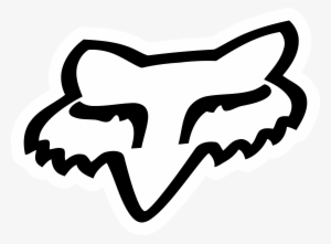 Fox Racing Logo Png Jpg Black And White Stock - Fox Racing #1224413