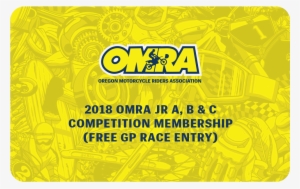 2018 Omra Jr A, B & C Competition Membership #1224601