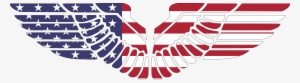, , - American Flag Eagle Wings #1224627