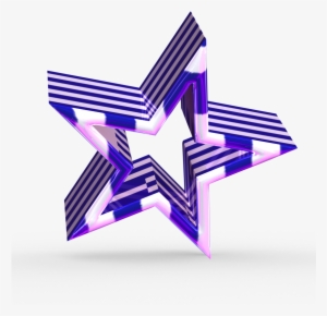 3d Greek Star - 3d Shooting Star Png #1224834