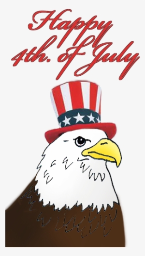 July Clipart Eagle - 4th Of July Eagle Clipart #1224856
