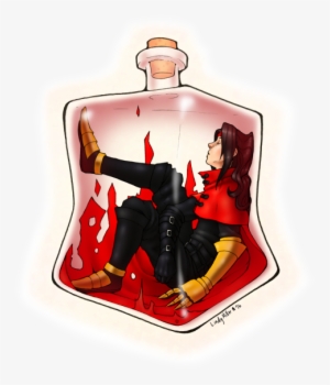Here's A Vincent In A Bottle - Illustration #1224910