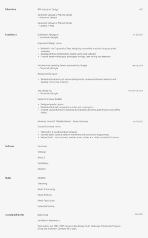 Website Resume - Document #1225520