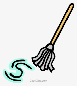 Mop Royalty Free Vector Clip Art Illustration - Church Spring Clean Up Transparent #1225599