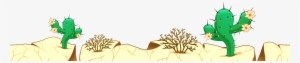 Desert With Cactuses Png Picture - Desert Clip Art Png #1225618